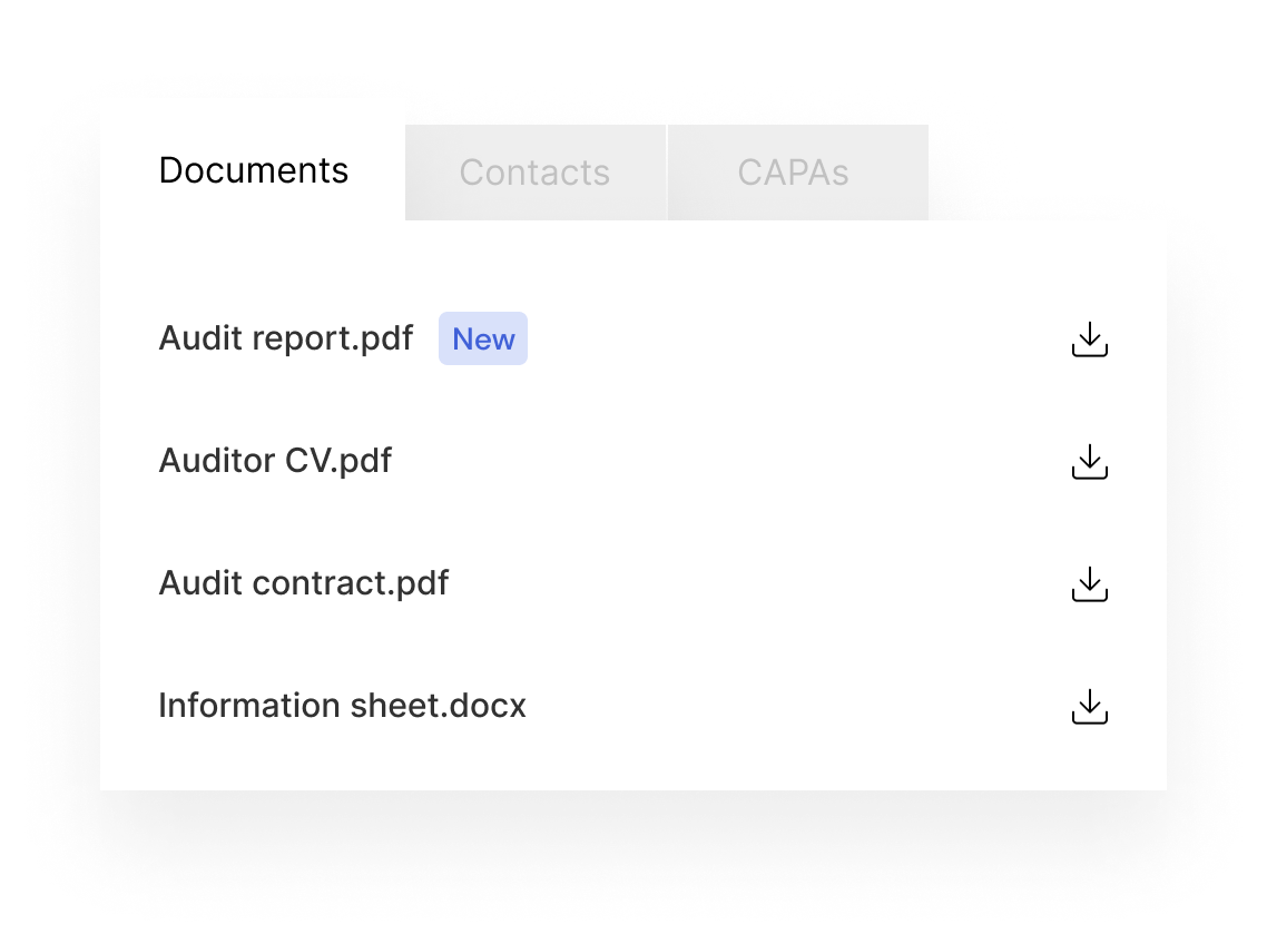 Less searching for information