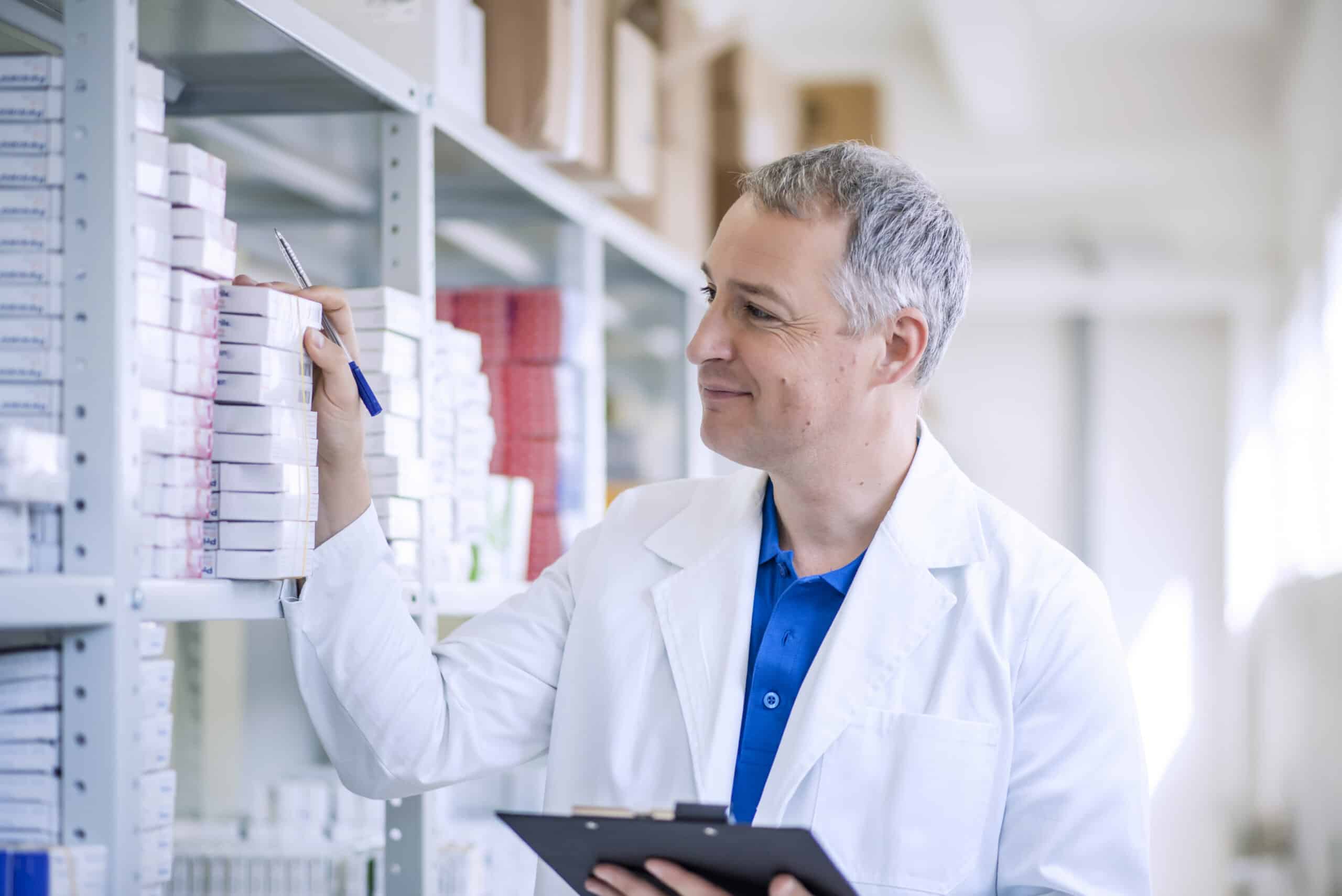 man conducting a gcp audit in a clinic