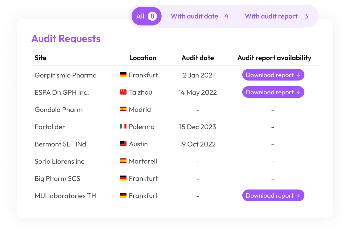 Instant Access to Audit Reports